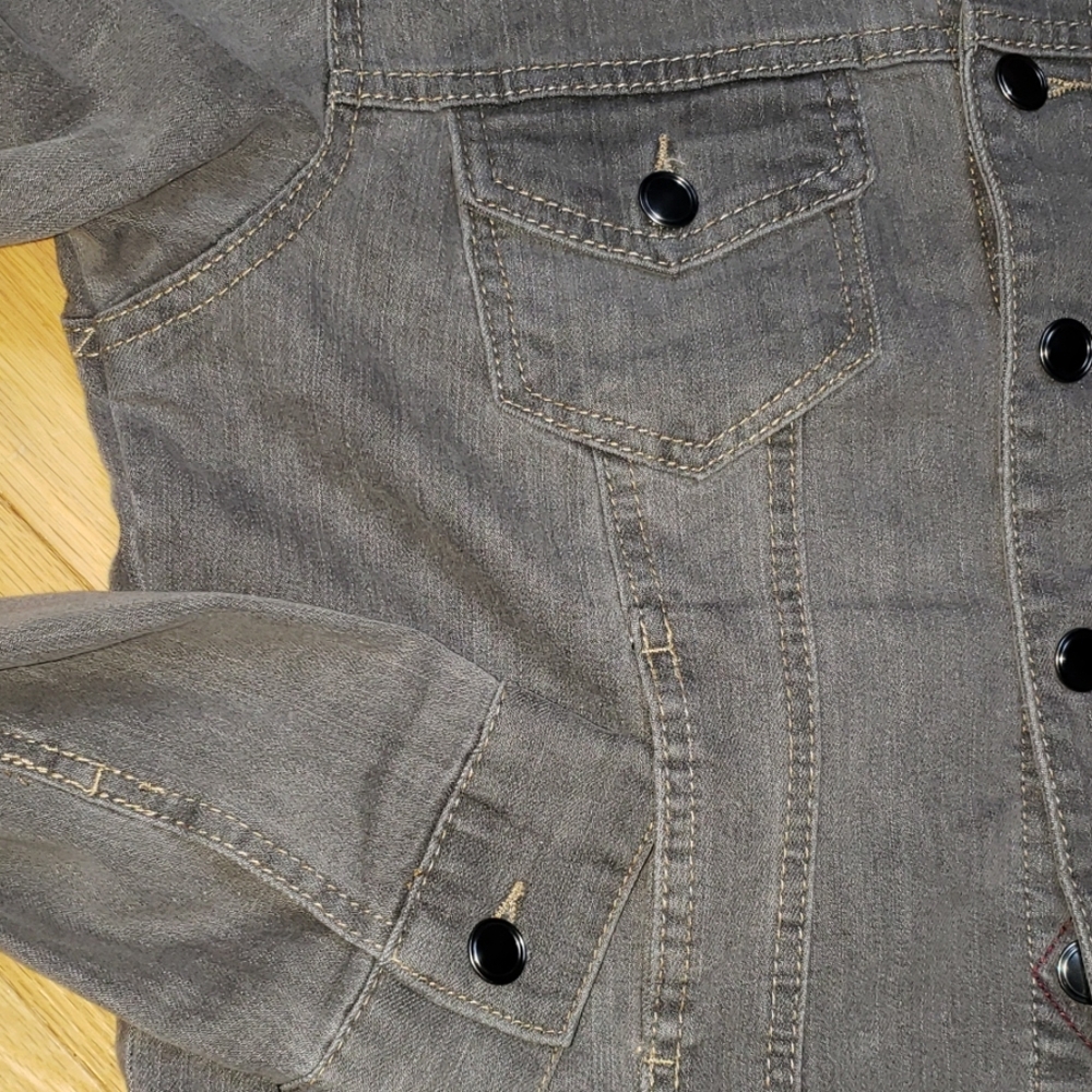 Grey Jean Jacket - Picture 3 of 8